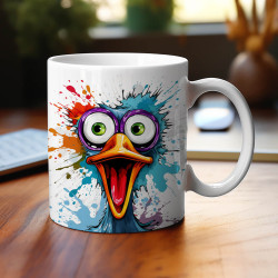 Színes kacsás bögre