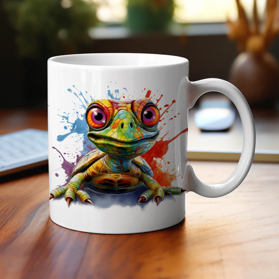 Színes teknős bögre Színes teknős bögre